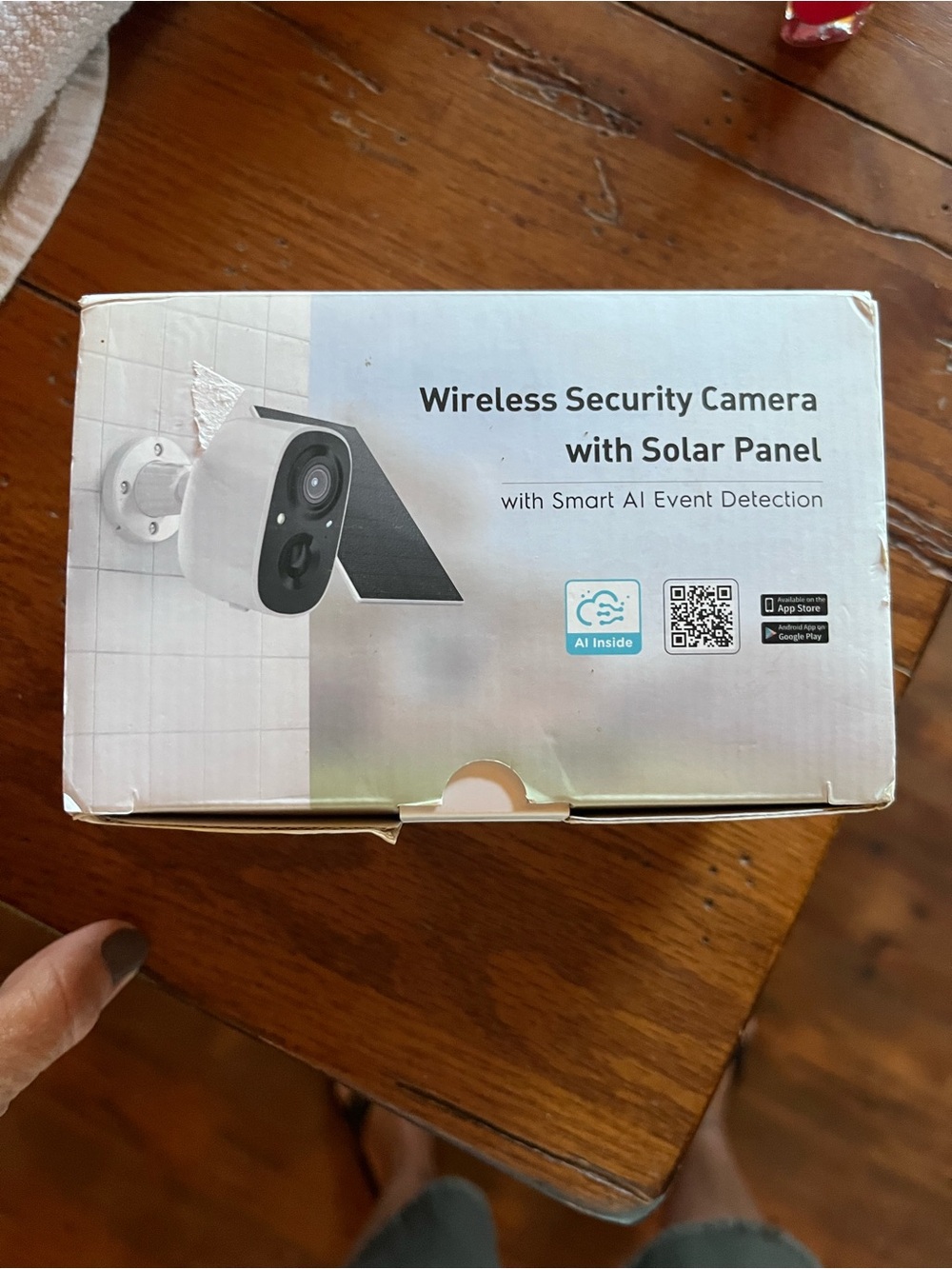 NIB WIRELESS SOLAR SECURITY CAMERA SMART AI DETECTION